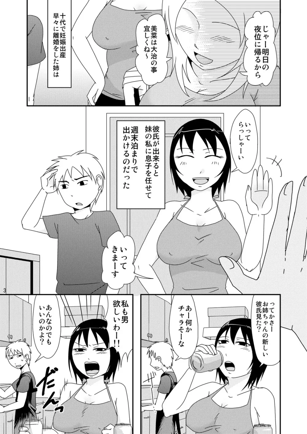 週末は叔母と Page.2