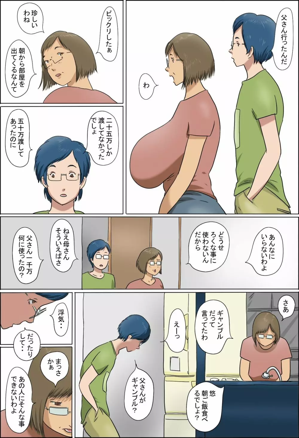 母と息子の家族性活 Page.9