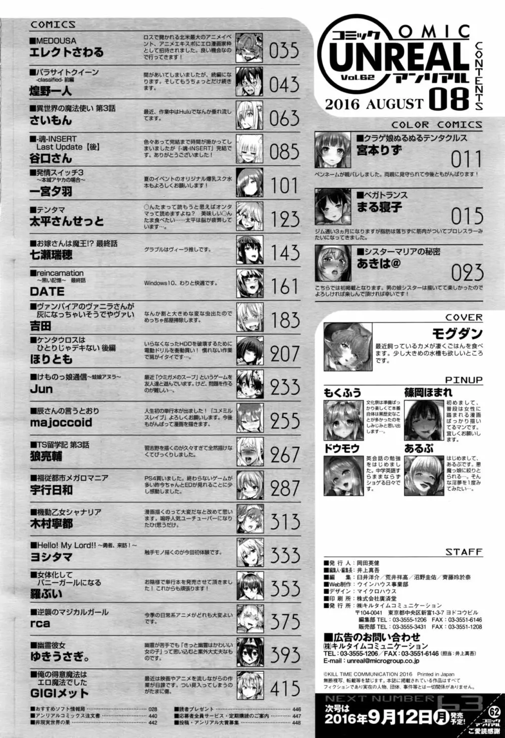 コミックアンリアル 2016年8月号 Vol.62 Page.447