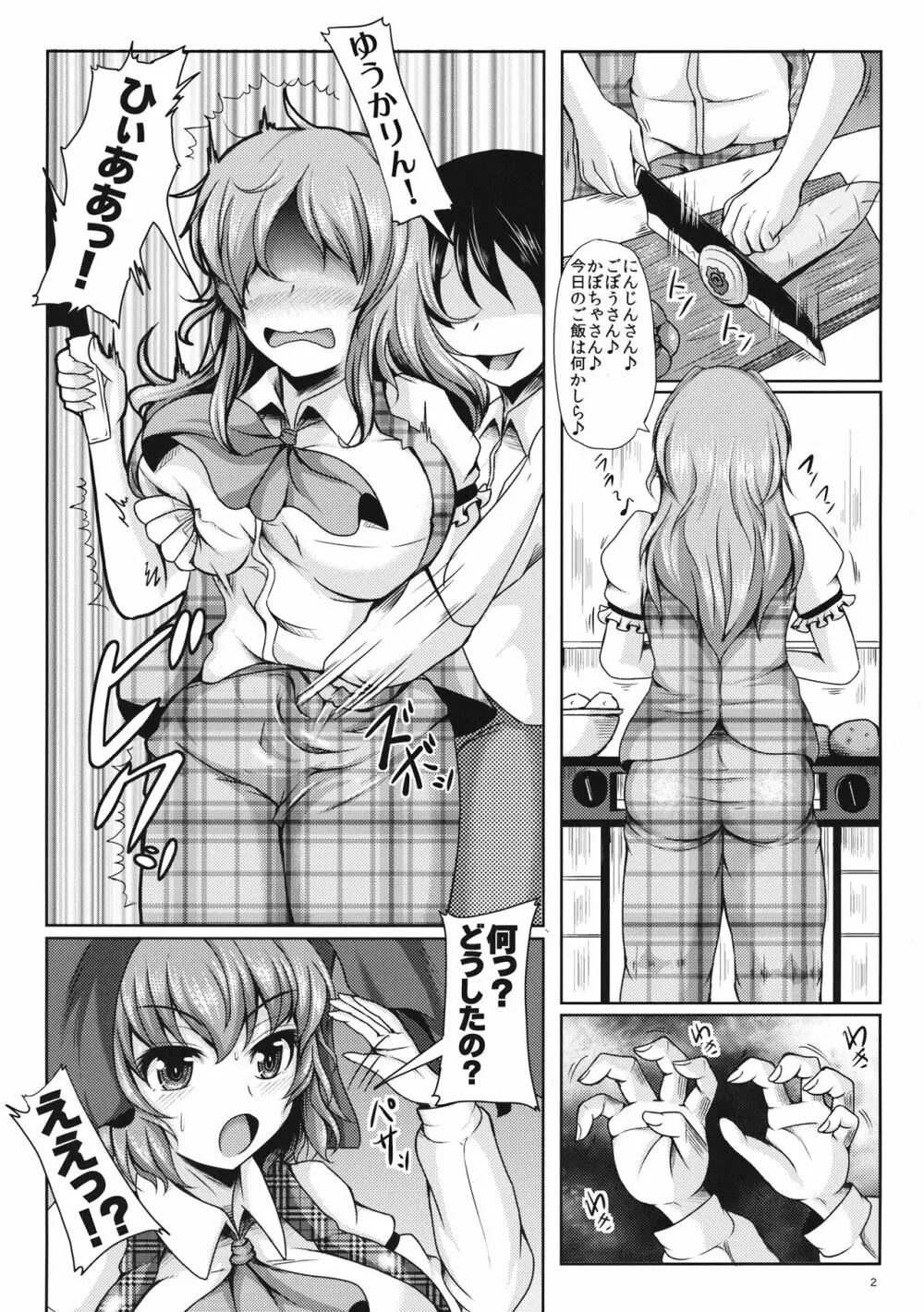 ゆうかりんChuChu2 幽香と幽香でラブラブ3P編 Page.3