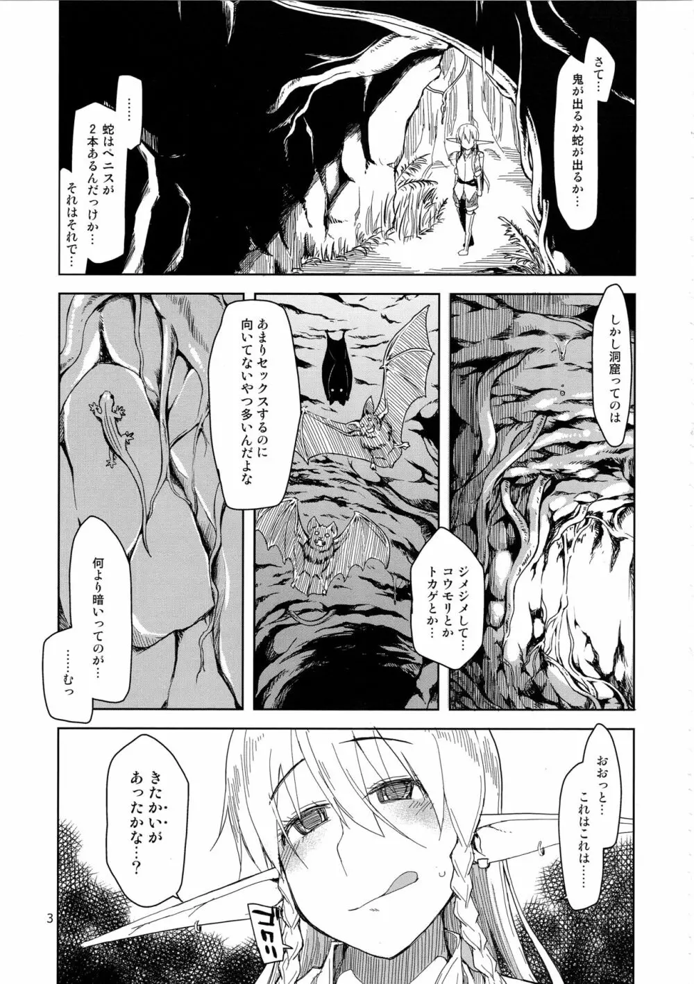 ドスケベエルフの異種姦日記 2 Page.4