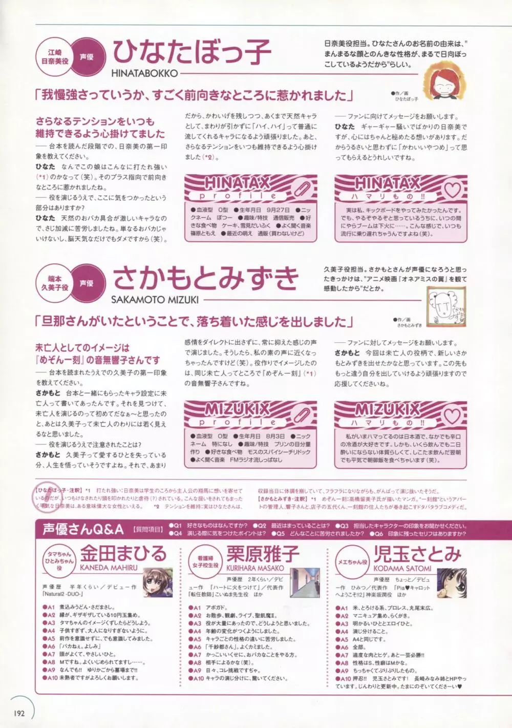 Natural 2 DUO 公式原画・設定資料集 Page.188